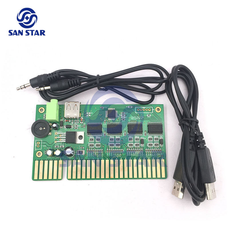 Arcade Button Pcb - ハマ-USBアダプターボード,ハイパースピンボールコンソールコンバーターボード,アーケードゲームコンバーター,ジョイスティック,プッシュボタン,rgaからvgaへのpcbコントローラー