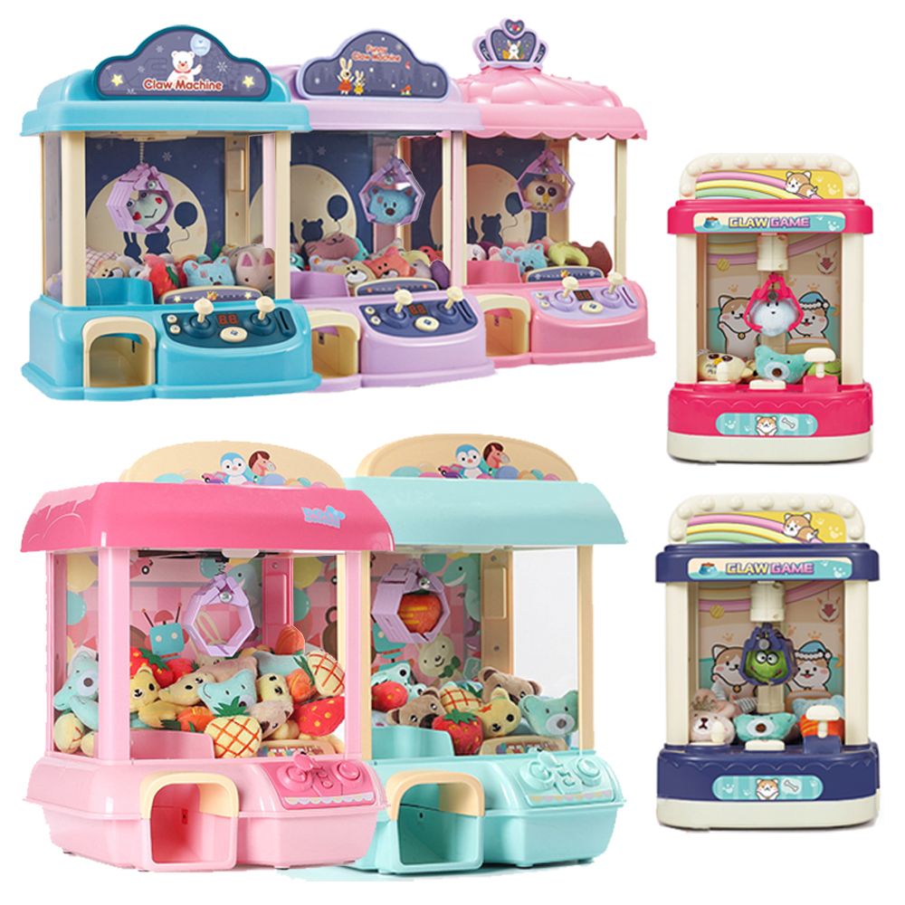 Claw Crane Machine - 子供向けコイン操作人形機,プレイゲーム,ミニクロー,おもちゃの機械,漫画,インタラクティブなおもちゃ,誕生日プレゼント,15スタイル