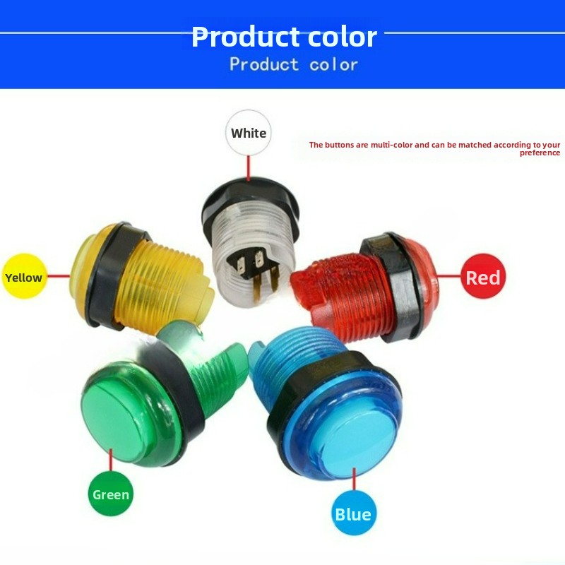 Arcade Button Pcb - USBアーケードジョイスティックPCB三和5P DIY LEDボタンキットゲームコントローラーコイン式ゲーム機