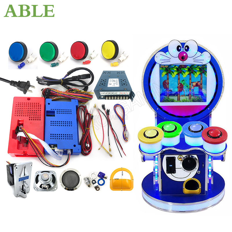Coin Operated Kiddie Ride - 子供のためのアーケードアドベンチャーゲーム,ボタン付きリズム,PCBボード,コイン式アーケードアイランド用DIYキット