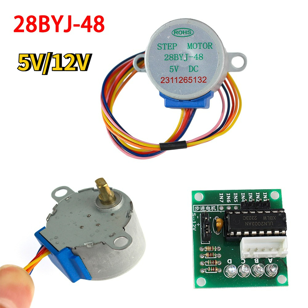 Arduino Vending Machine Project - 28BYJ-48 ステッピングモーターキット 5V/12V 4相5線ステッピングモーター ULN2003ドライバーボードテストモジュール付き Arduino