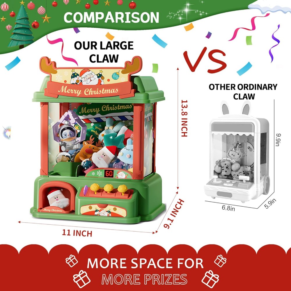 子供のためのクリスマスの爪のマシン,ミニ自動販売機,キャンデ - Arcade Games And Vending のレビューと価格