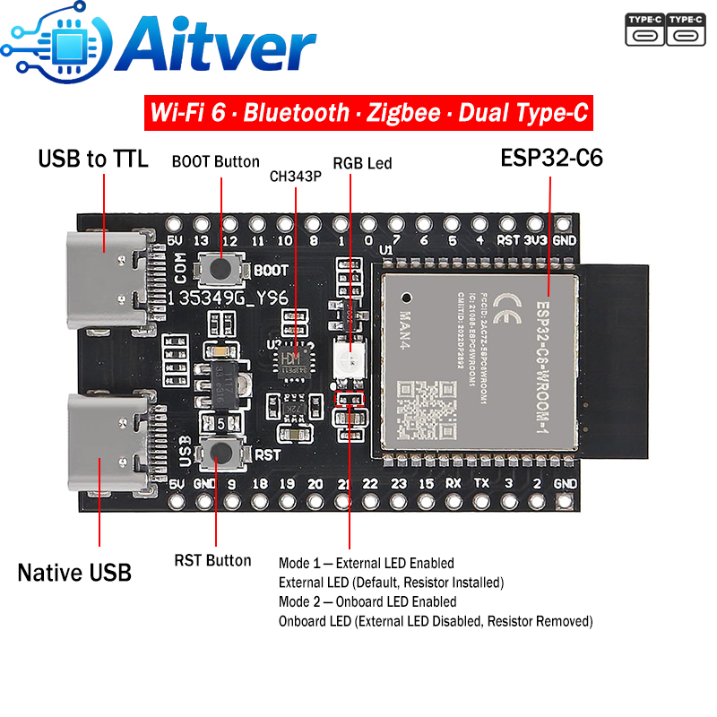 ESP32 C6 開発ボード WiFi6 BLE5 Zigb - Arduino Vending Machine Project のレビューと価格