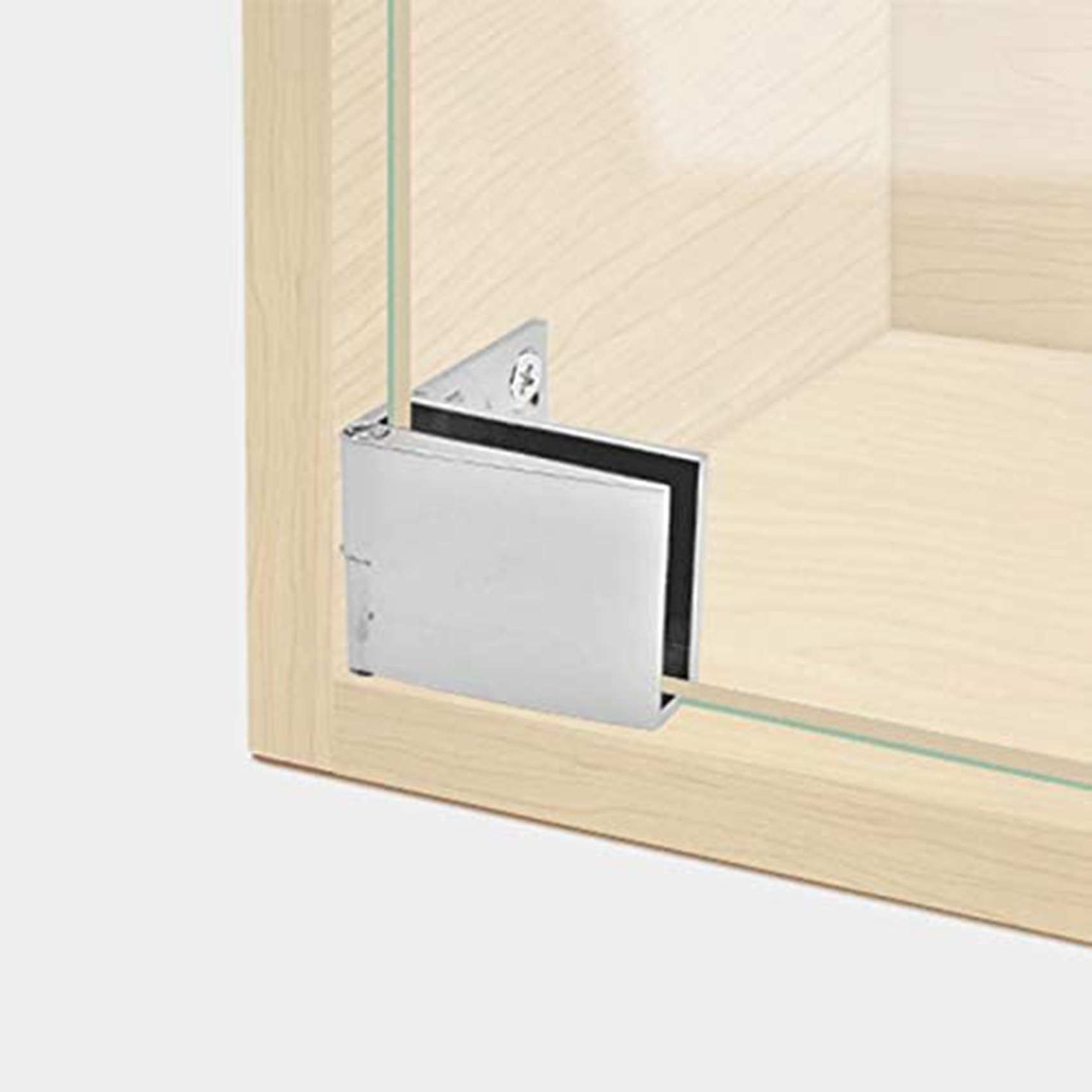 AB11-16 パックガラスドアヒンジ ガラスキャビネットド - Glass Cabinet Display のレビューと価格