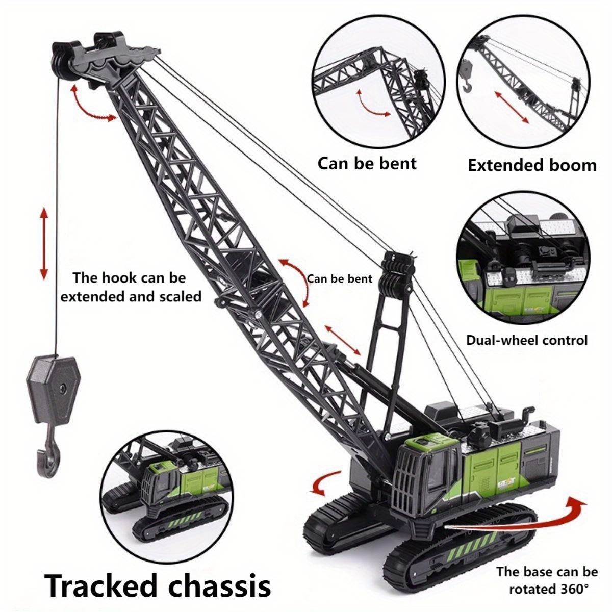 1/50スケールダイキャスト合金製慣性エンジニアリング車両モ - Claw Crane Machine のレビューと価格