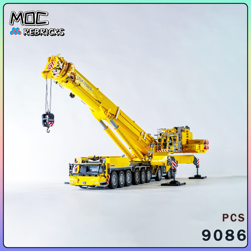 シティシリーズ MOC ブリック 1750-9.1 ジブクレ - Claw Crane Machine のレビューと価格