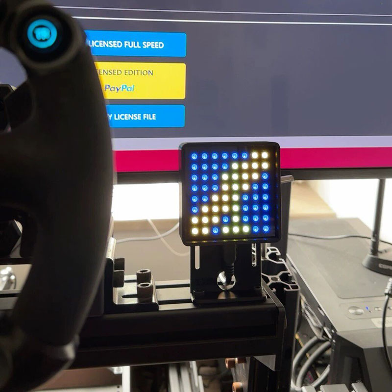 PC シムレーシングゲームダッシュボードフラグ信号光ギアディ - Arcade Button Pcb のレビューと価格