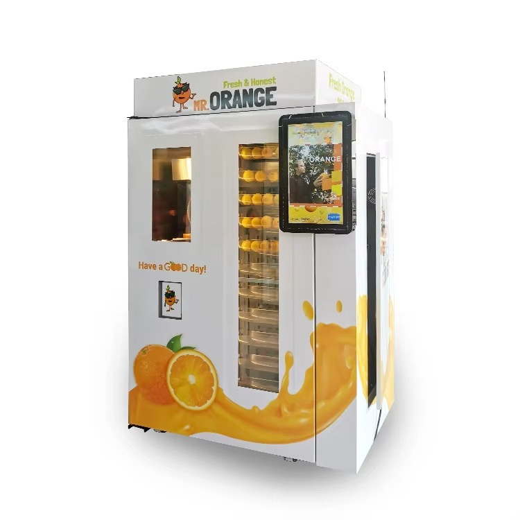 カスタマイズ可能な100%天然の人気商品、搾りたてオレンジジ - Vending Machine Qr Code のレビューと価格