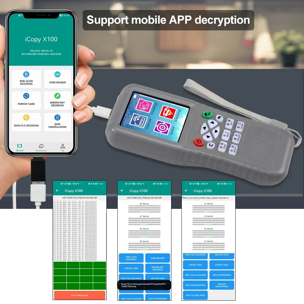 WiFi RFIDコピー機複製機NFCスマートカードリーダー - Nfc Card Reader Vending のレビューと価格