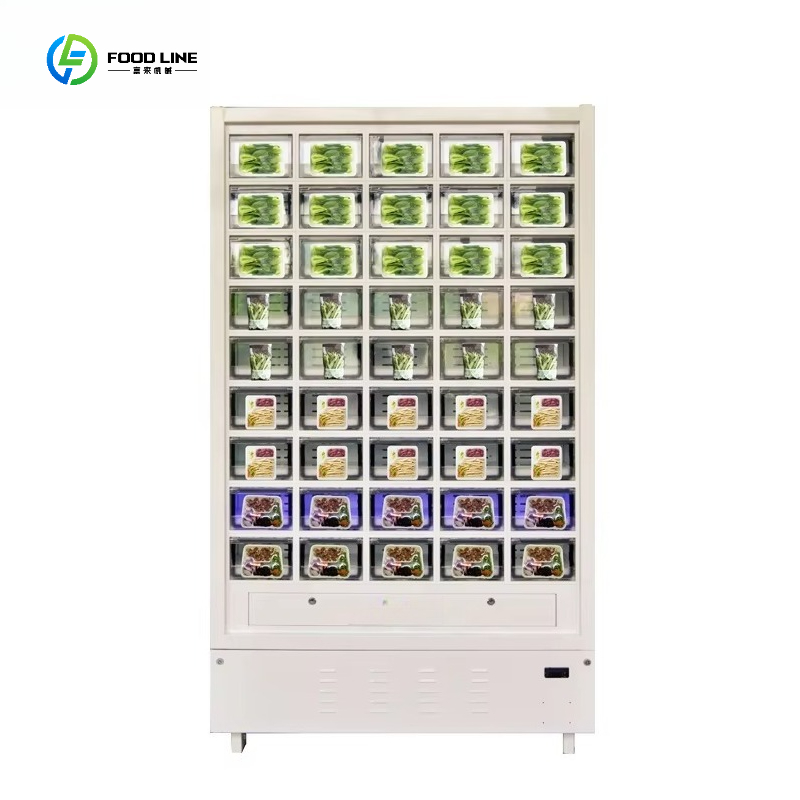 生鮮食品、サンドイッチ、果物、卵のロッカー式自動販売機、業務 - Vending Machine Qr Code のレビューと価格