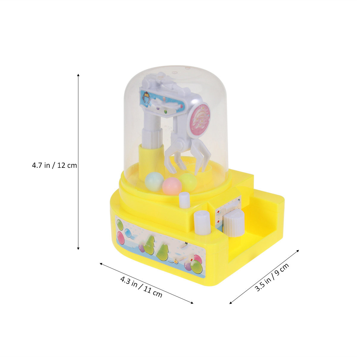 1個入りキャンディグラバーマシンクレーン、高級プラスチック製 - Claw Crane Machine のレビューと価格